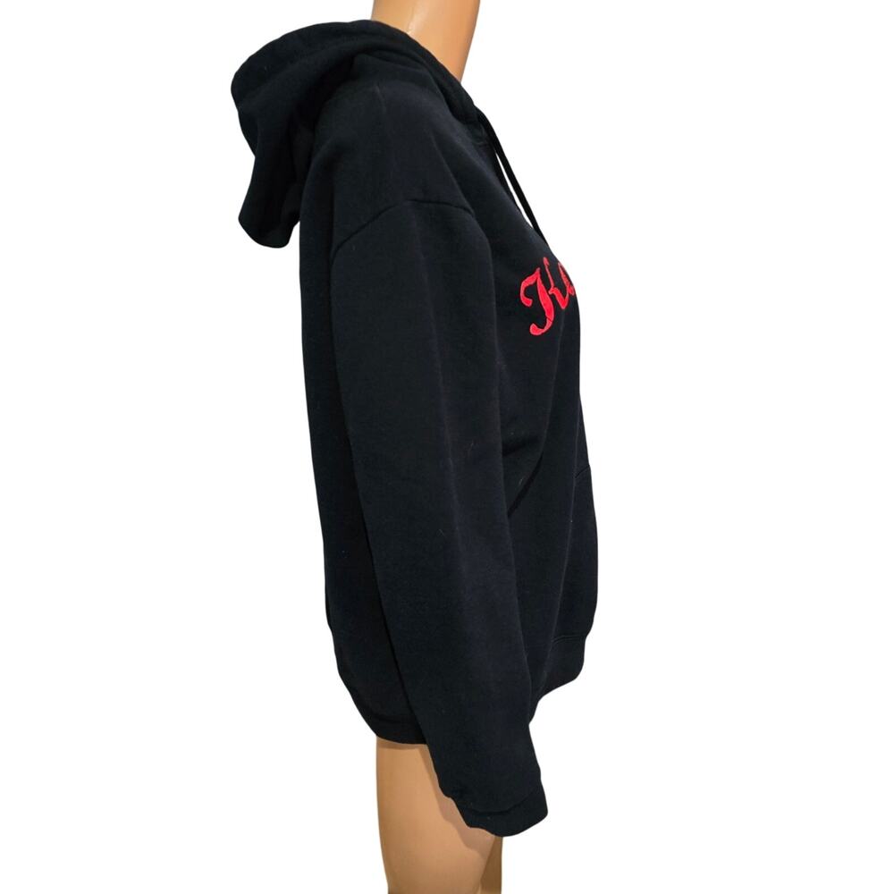 Kansas City Chiefs Black Zip Up Hoodie Large - Picture 3 of 5